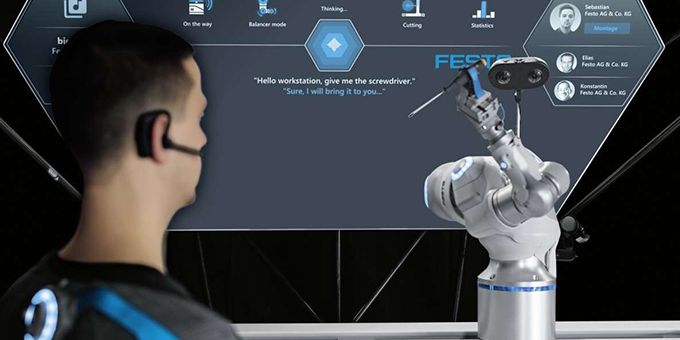 A simple request, a short sentence, for the human brain to interpret what is meant, make the connection and initiate an appropriate reaction is easy. For a machine this is much more complicated. To control technical devices with speech requires many individual steps.